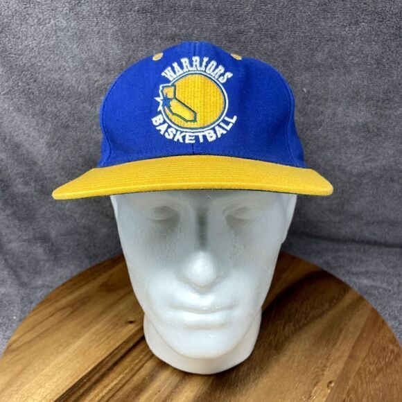 Adidas Hardwood Classics Golden State Warriors Blue Basketball Snapback Hat NBA - Picture 1 of 7